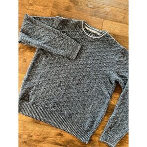 Vintage 80s 90s Y2K Point Zero Men's XL Sweater Knit Heavyweight Mint